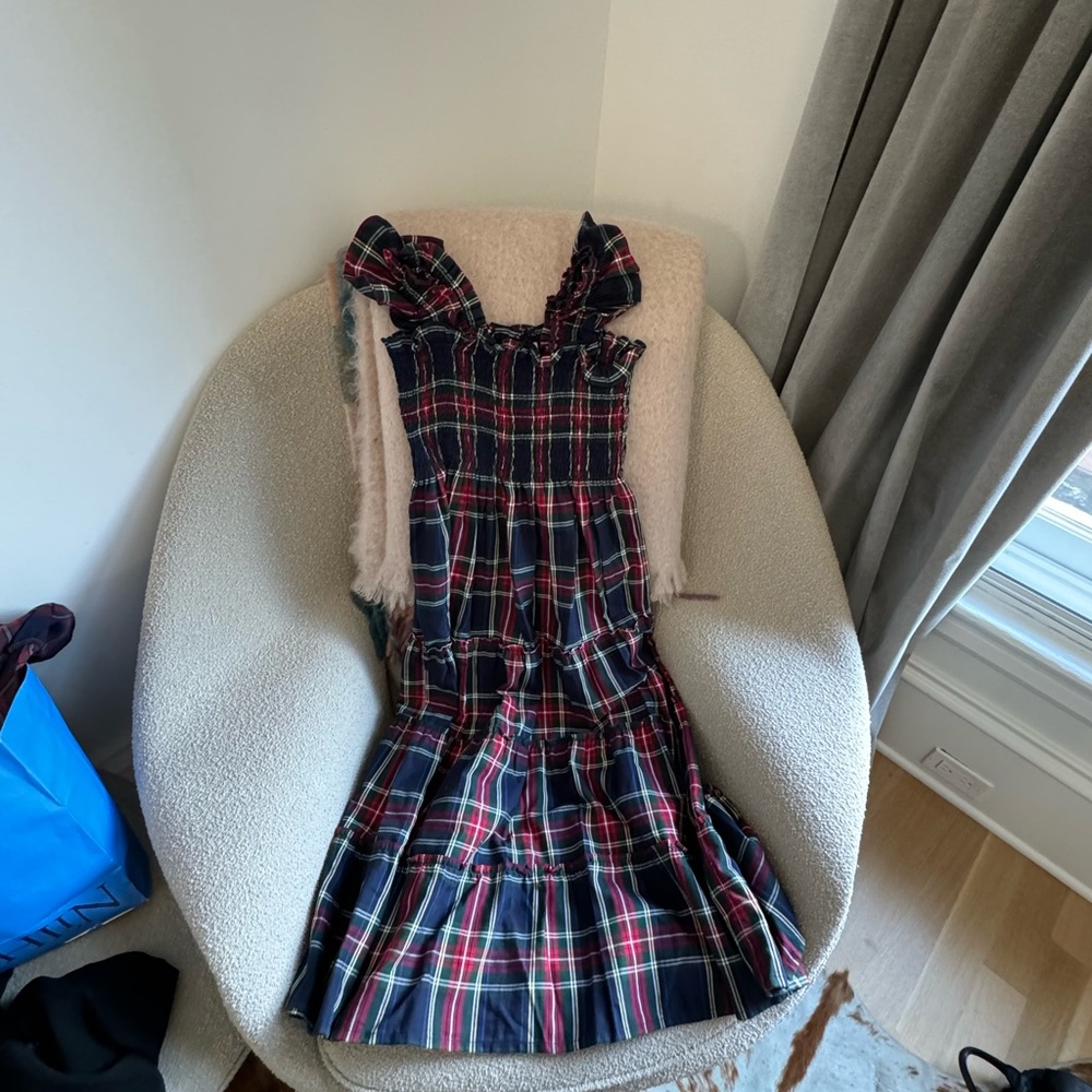 Ellie tartan nap dress